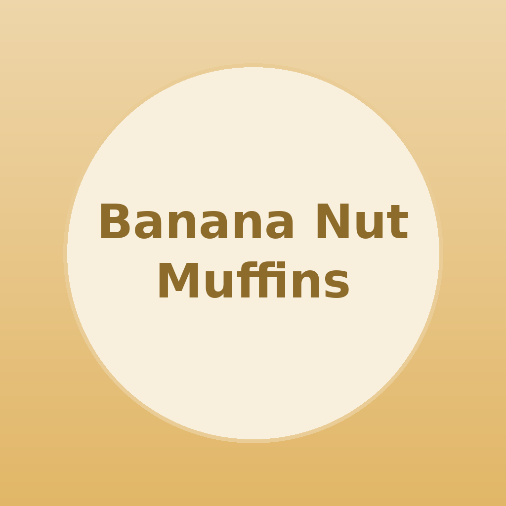 Banana Nut Muffins (Single)