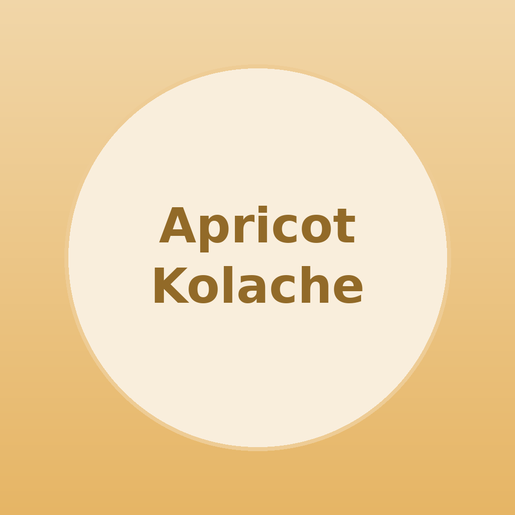 Apricot Kolache (Single)