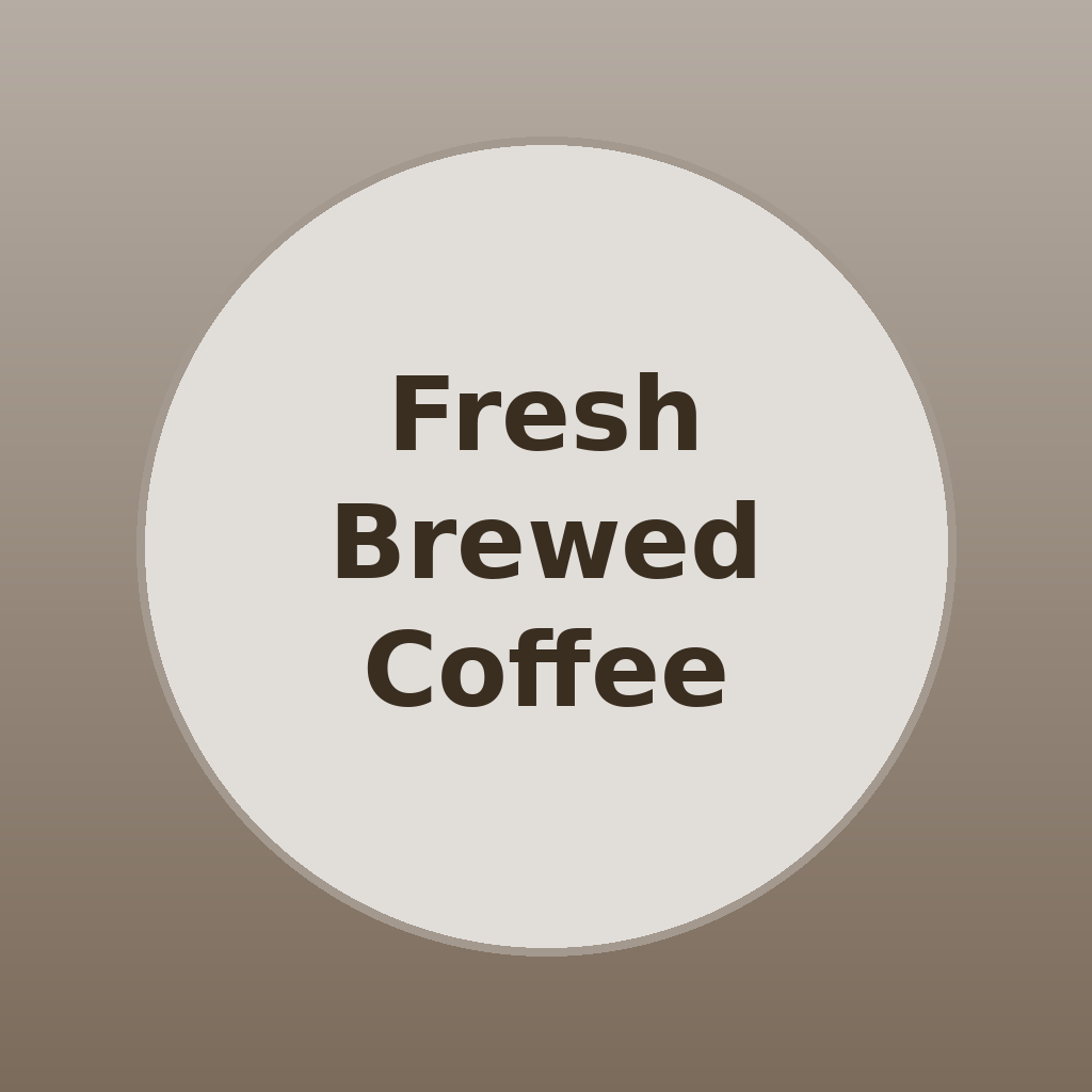 [COF-CUP] Fresh Brewed Coffee